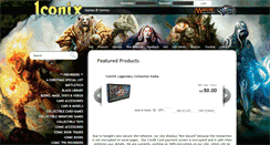Desktop Screenshot of iconix-comics-games.co.nz